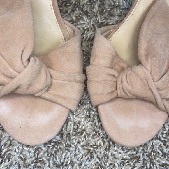 Vince Camuto Nestey Rose Tan Suede Heels 8.5 - Picture 4 of 12